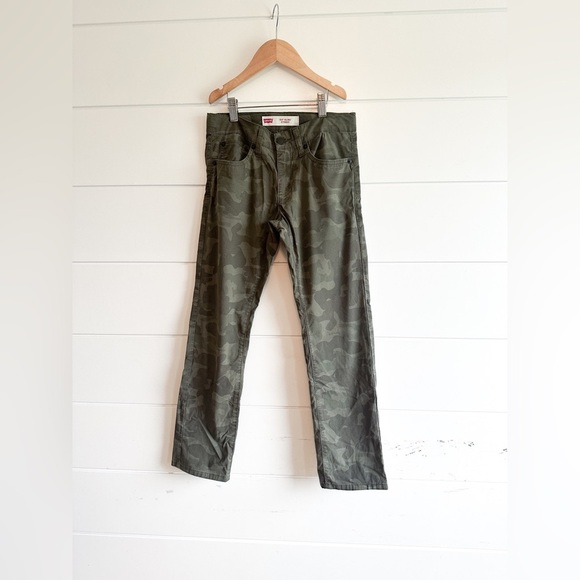 Levi 511 Kids Camouflage Slim Fit fit pants - Size 10 - Picture 1 of 10